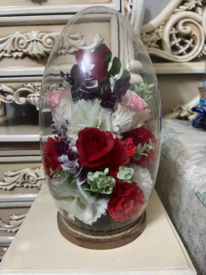 گل های شیشه ای|گل مصنوعی|قم, حنیف نژاد|دیوار