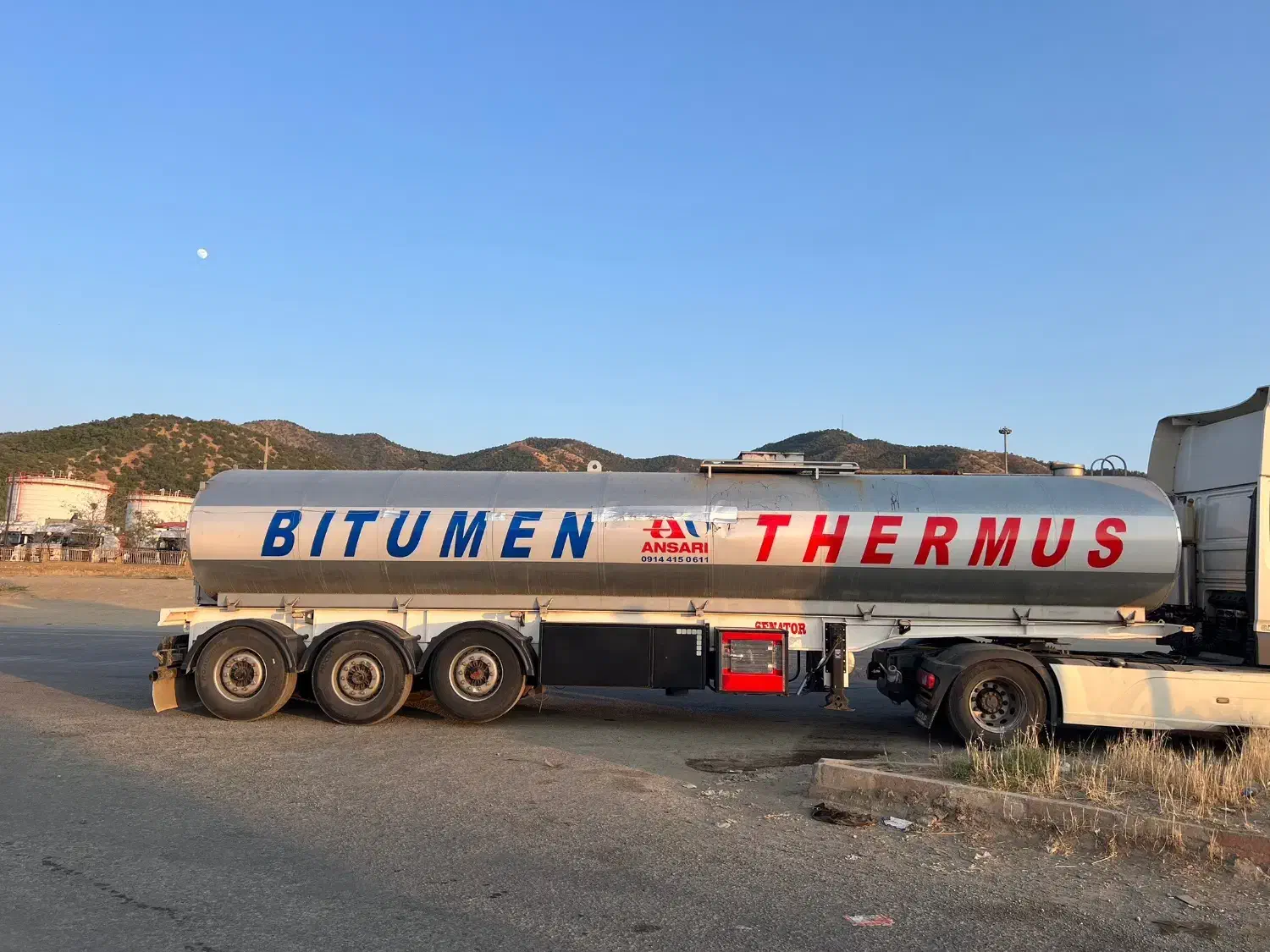 تانکر قیر سه محور انصاری|خودرو سنگین|خوی, |دیوار