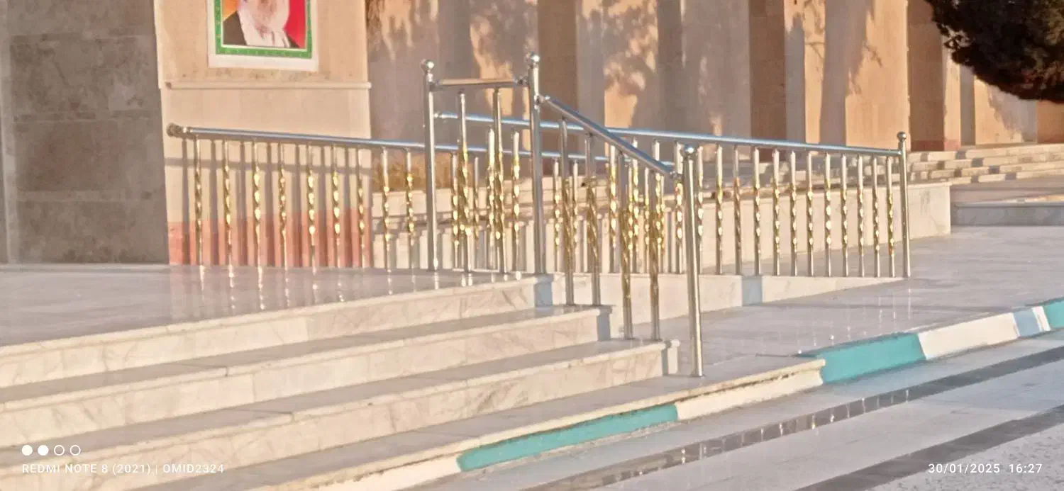 نرده استیل و حفاظ راه پله|خدمات پیشه و مهارت|زابل, |دیوار