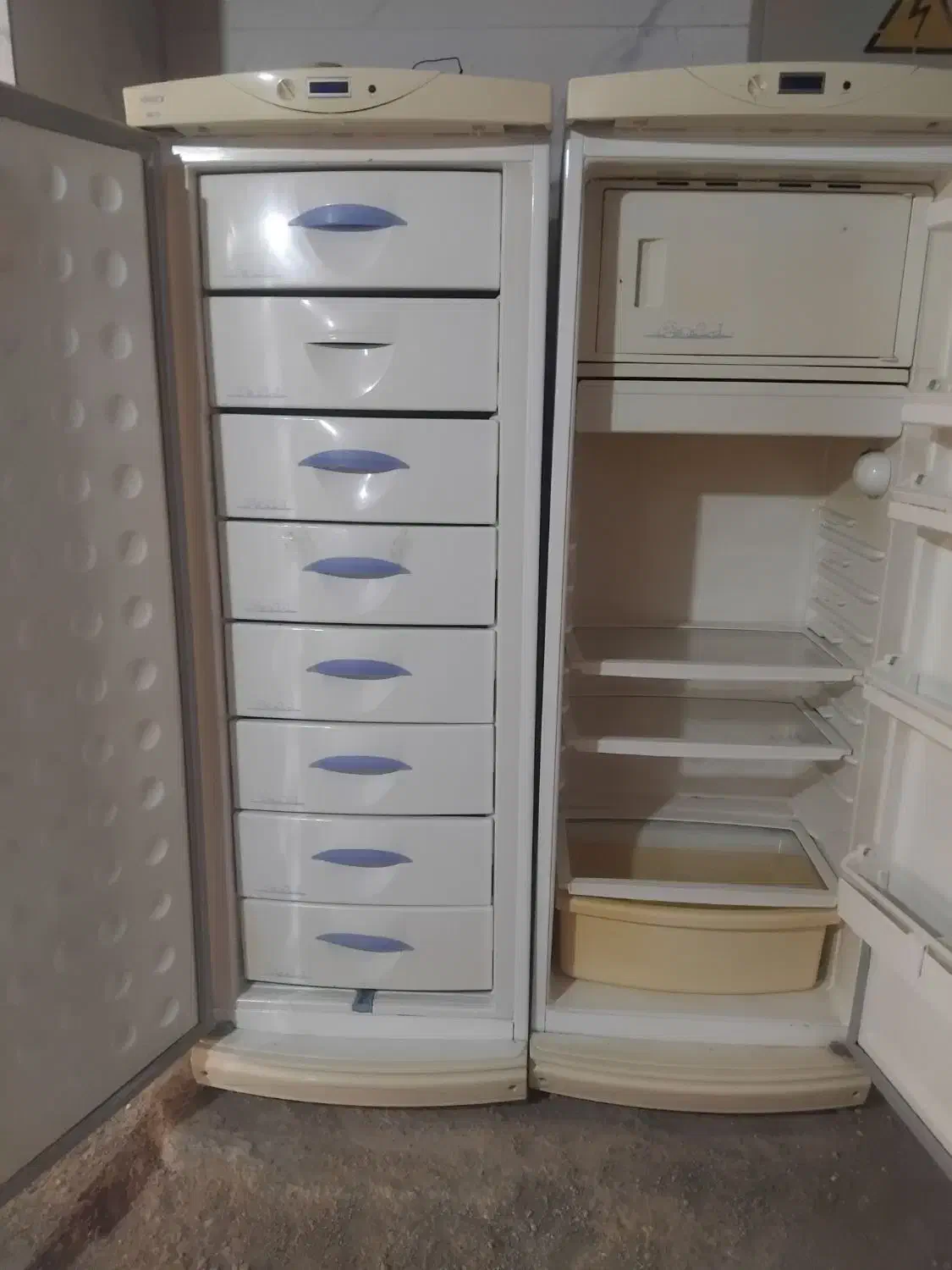 یخچال دو قلو|یخچال و فریزر|آبیک, |دیوار