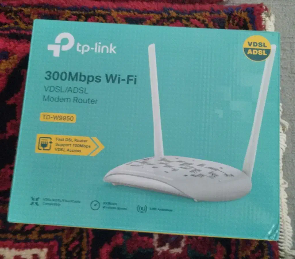 مودم تی پی لینک Td9950|مودم و تجهیزات شبکه|قم, چهل درخت‎|دیوار