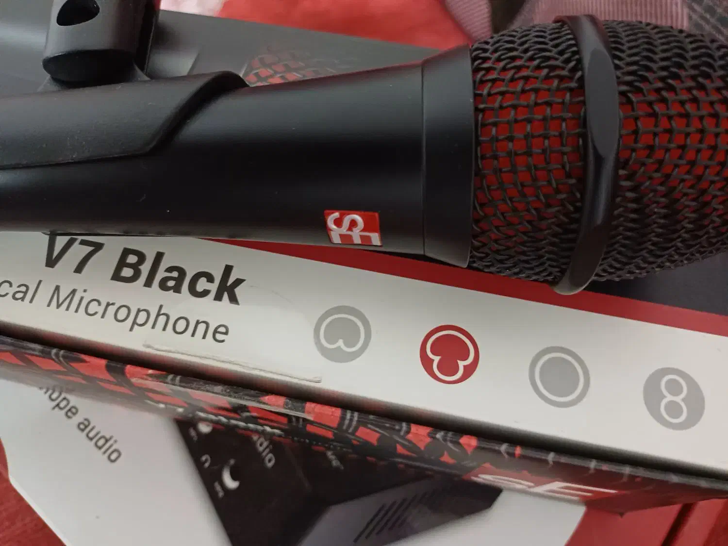 میکروفن v7 black se|صوتی و تصویری|تهران, آجودانیه|دیوار