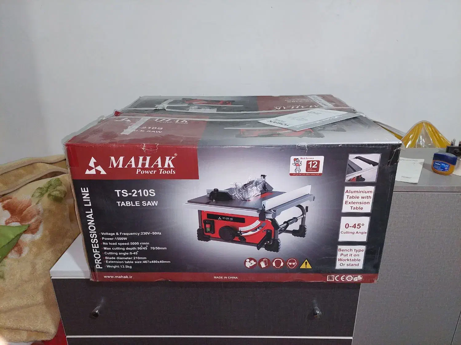 اره میزی تیغه ۲۱۰ محک|ابزارآلات|اصفهان, کشاورزی|دیوار