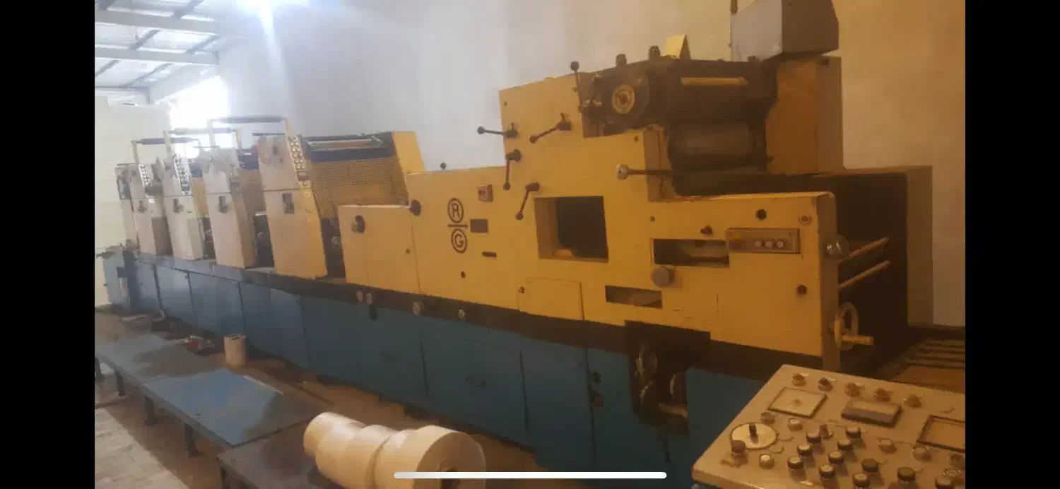 دستگاه چاپ چهاررنگ آلمانی|ماشین‌آلات صنعتی|ایواوغلی, |دیوار