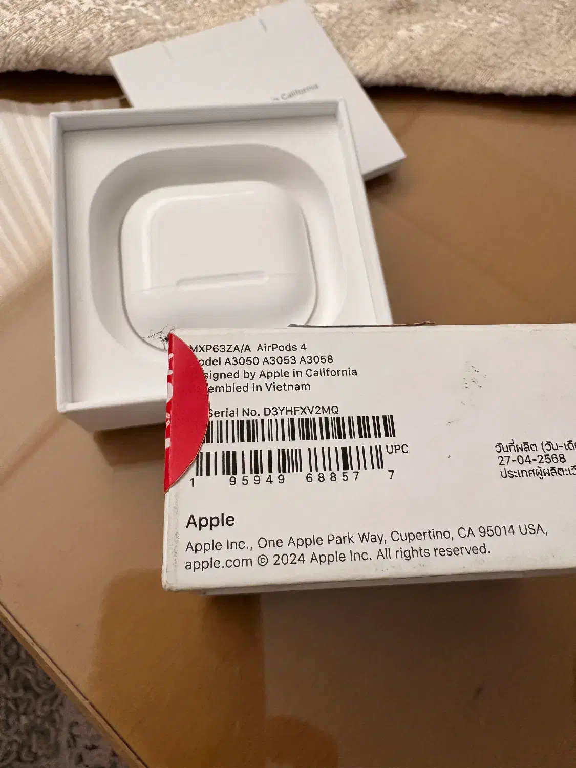 هدفون بلوتوثی اپل مدل AirPods 4|پخش‌کننده همراه|قم, دورشهر|دیوار