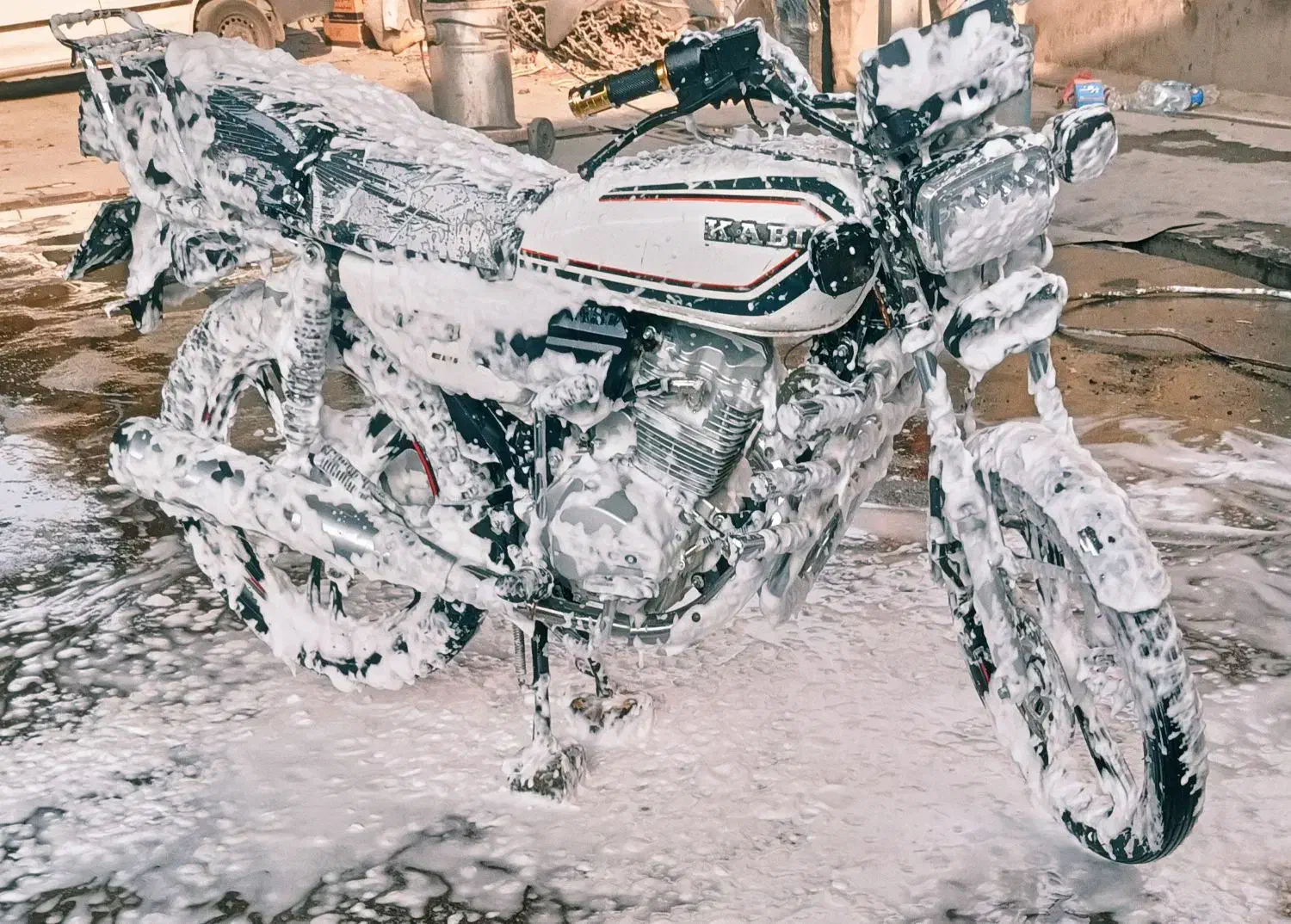 موتور هوندا ۱۵۰ کبیر|موتورسیکلت|چاهک, |دیوار