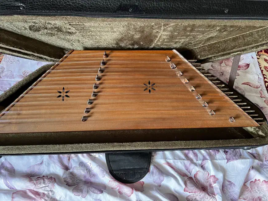 سنتور دو مهر حمید موسوی|سازهای سنتی|شاهرود, |دیوار