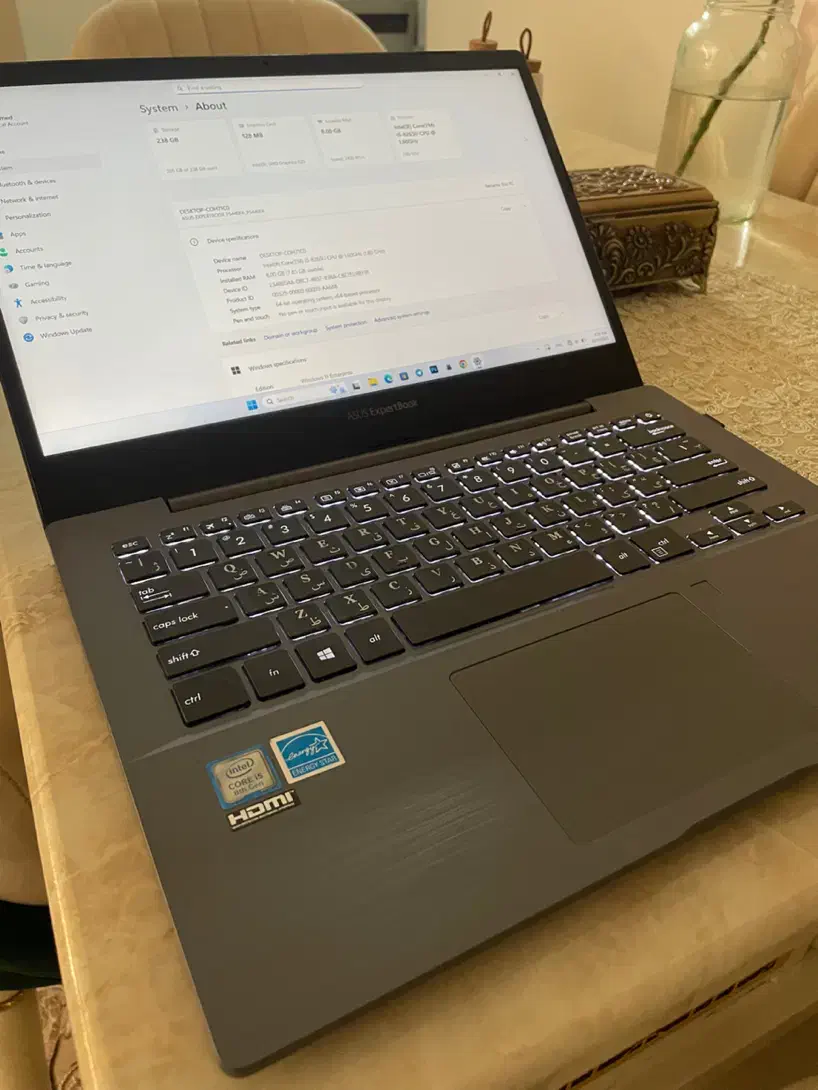 لب تاپ ایسوز core i5  256 ssd|رایانه همراه|تهران, آزادشهر|دیوار