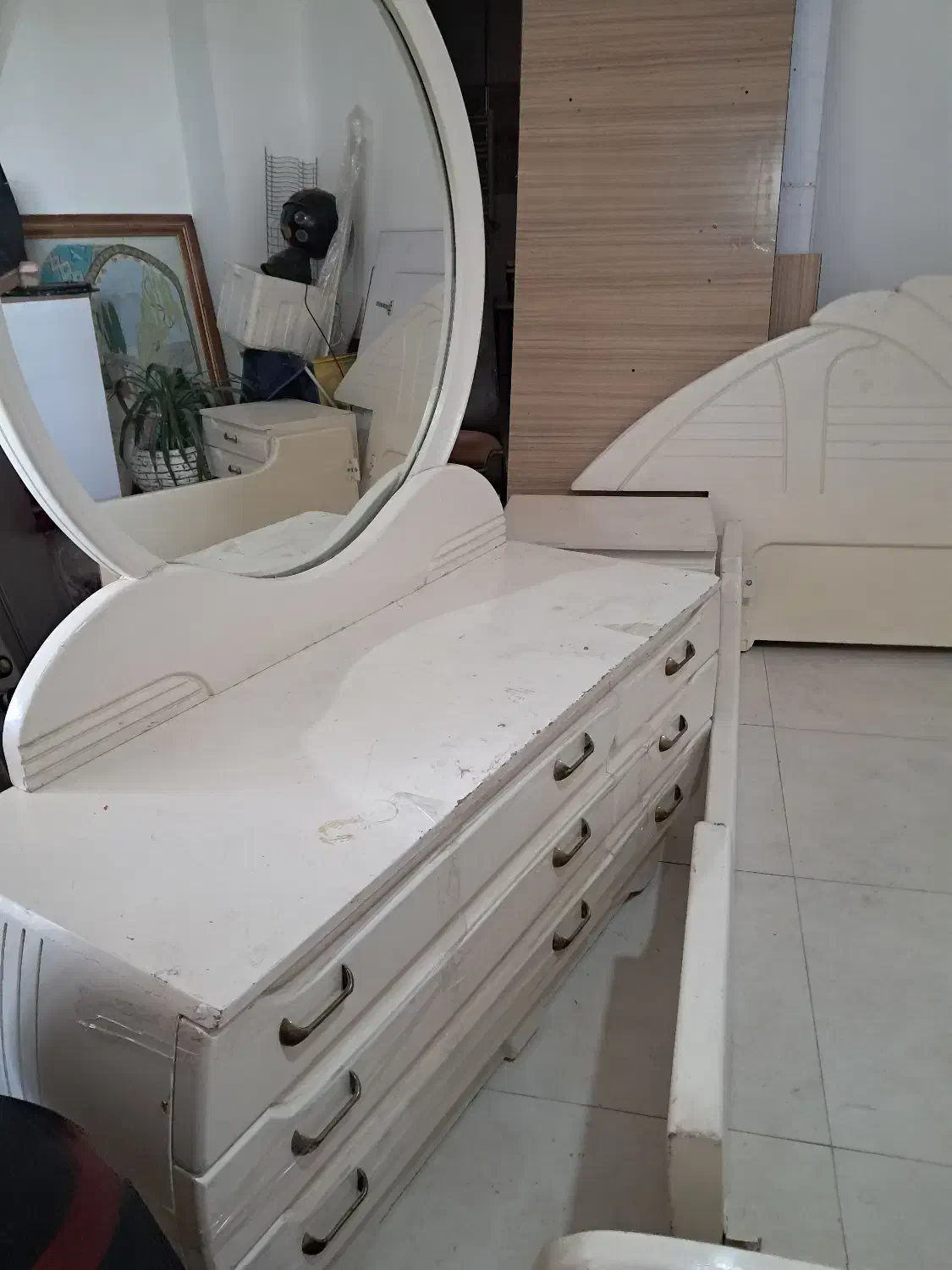 سویس خواب بهمراه دراور|تخت و سرویس خواب|گرمدره, |دیوار