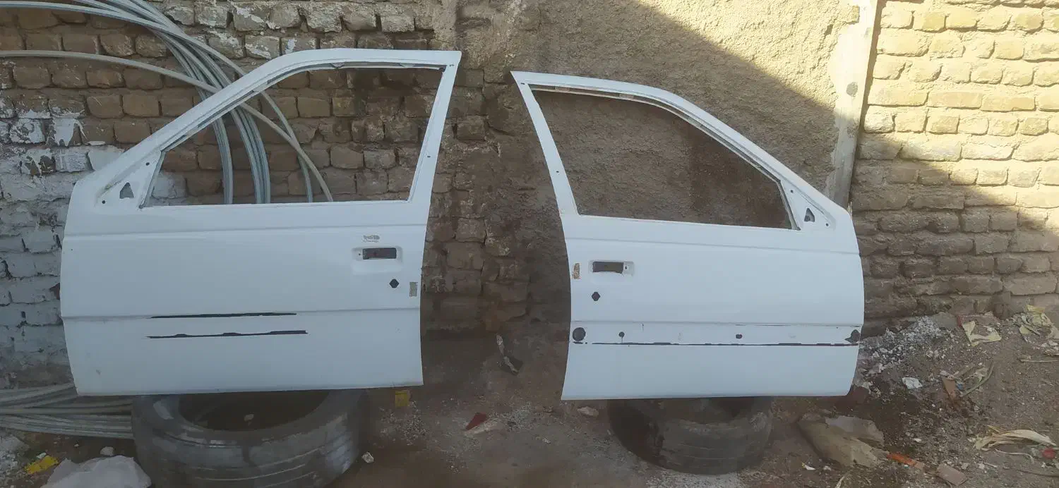 دو عدد درب جلو راست رنگ فابریک پژو پارس|قطعات یدکی و لوازم جانبی|مشهد, پایگاه شکاری|دیوار