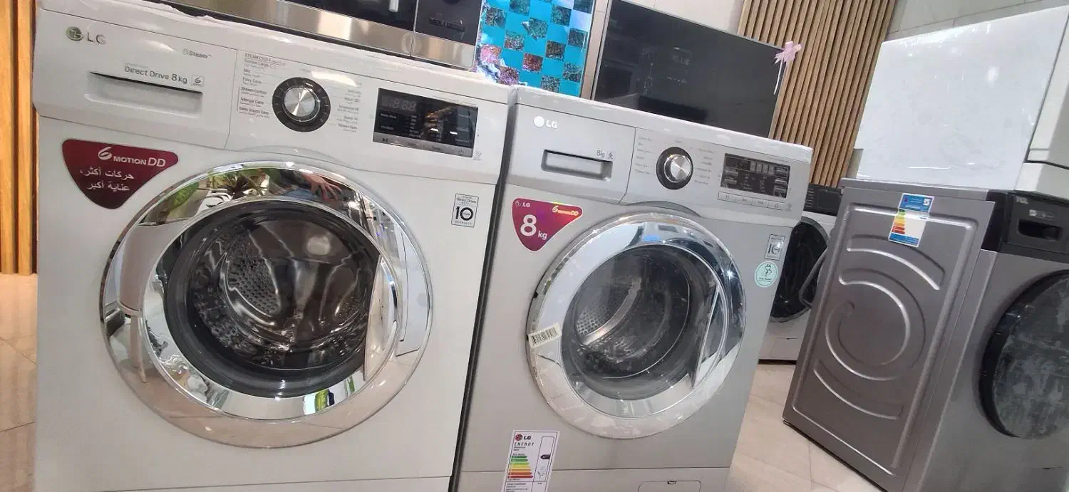 لباسشویی الجی اصل سری ۲۰۲۰ تا ۲۰۲۳ همگی اصلی اکبند|ماشین لباسشویی و خشک‌کن لباس|تهران, جوادیه تهرانپارس|دیوار