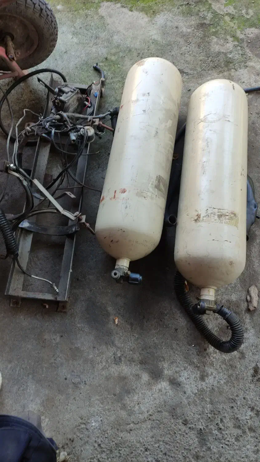 کپسول سی ان جی پراید با لوازم نصب|قطعات یدکی و لوازم جانبی|چوبر, |دیوار