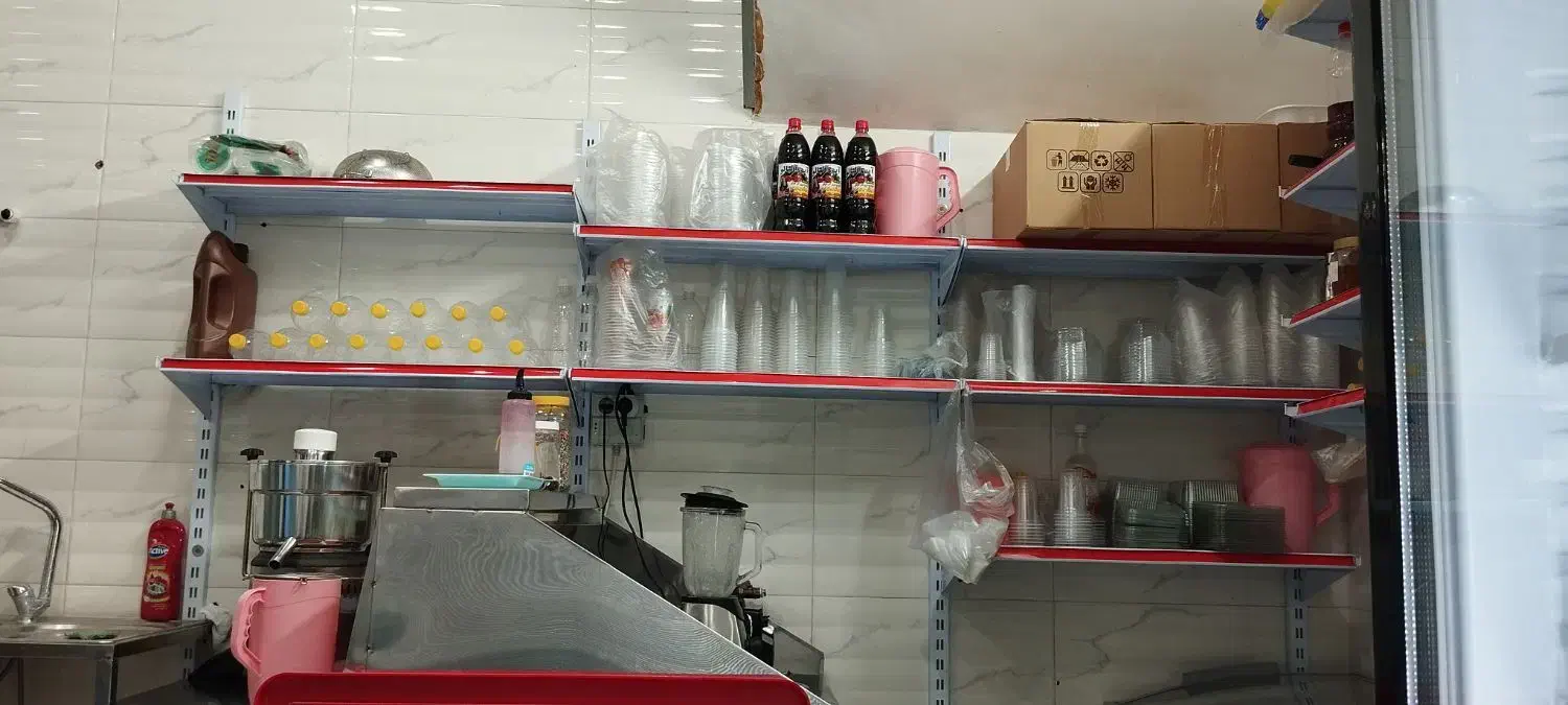 طبقه یا قفسه فلزی دیواری محکم با ورق ضخیم|کتابخانه، شلف، قفسههای دیواری|تهران, خانی آباد نو جنوبی|دیوار