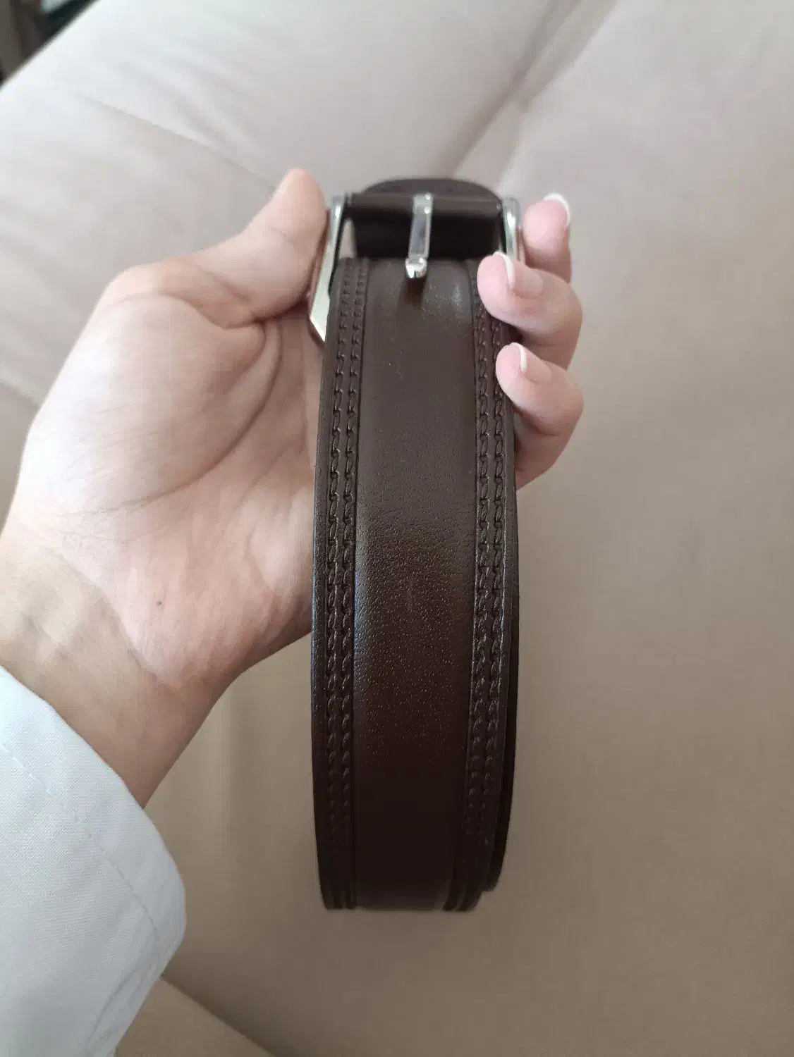 کمربند مردانه چرم طبیعی|کیف، کفش، کمربند|سمنان, |دیوار