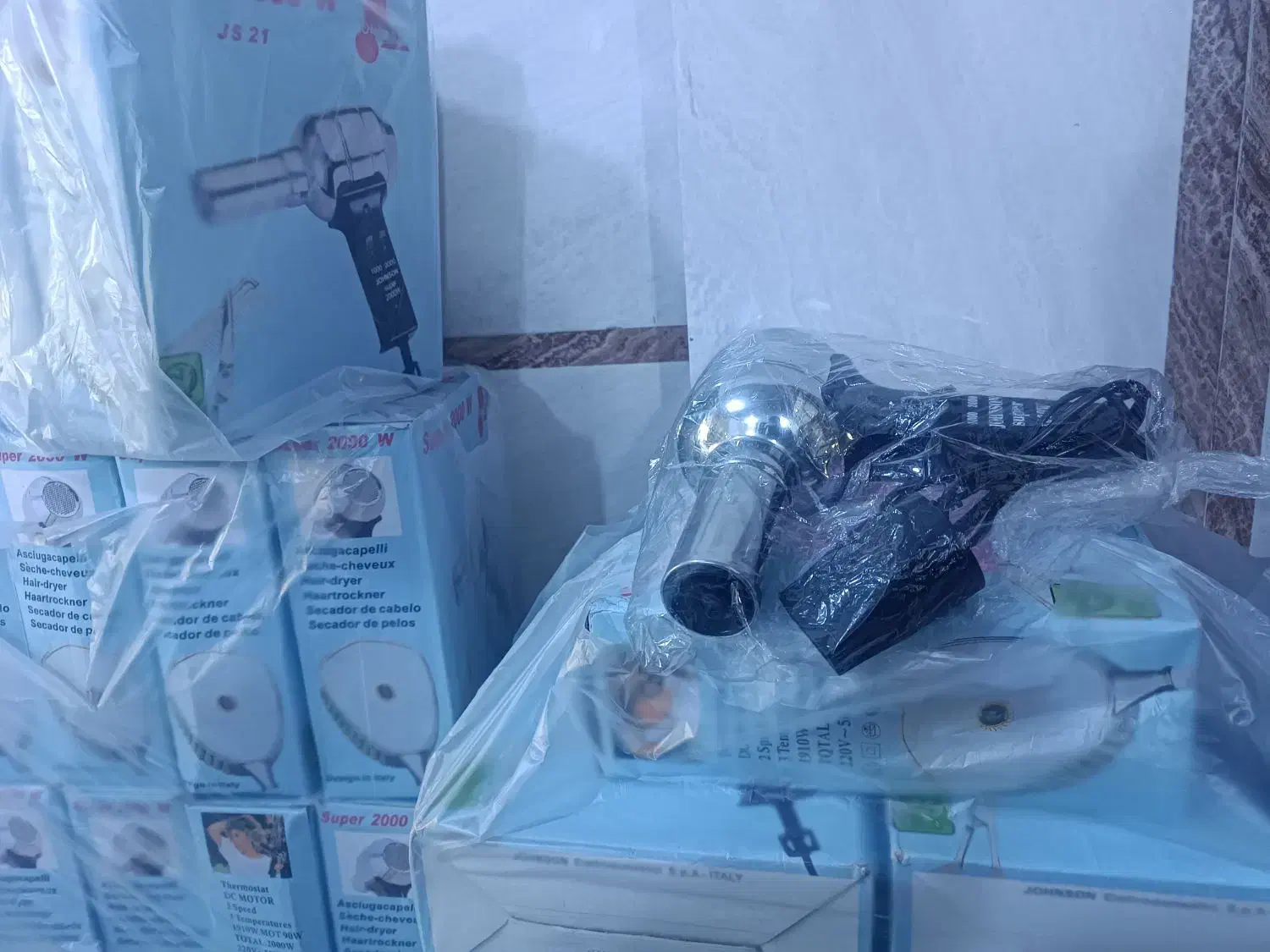 بخاری ،سشوار استیل اصلی مسافرتی جانسون ایتالیا|سایر لوازم برقی|مریوان, |دیوار