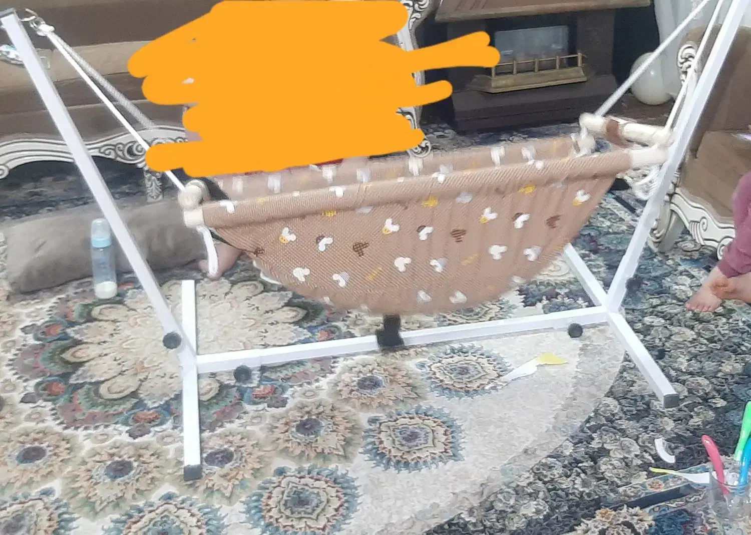 گهواره ننو سالم همراه بالش و لحاف|اسباب و اثاث بچه|گلستان (تهران), |دیوار