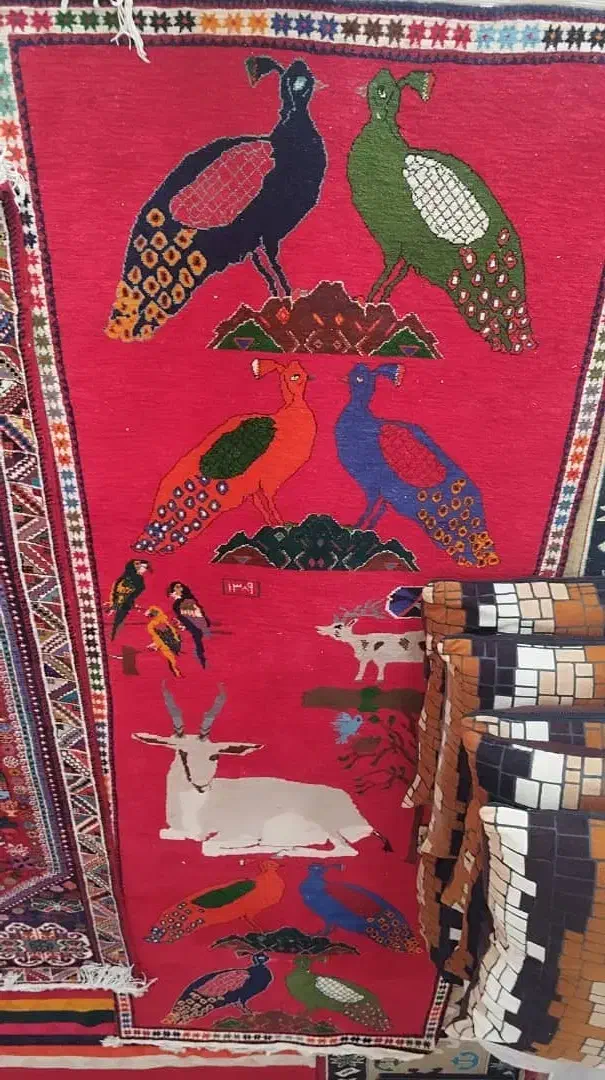 کنار فرشی دست بافت 80در 120|فرش|نورآباد ممسنی, |دیوار