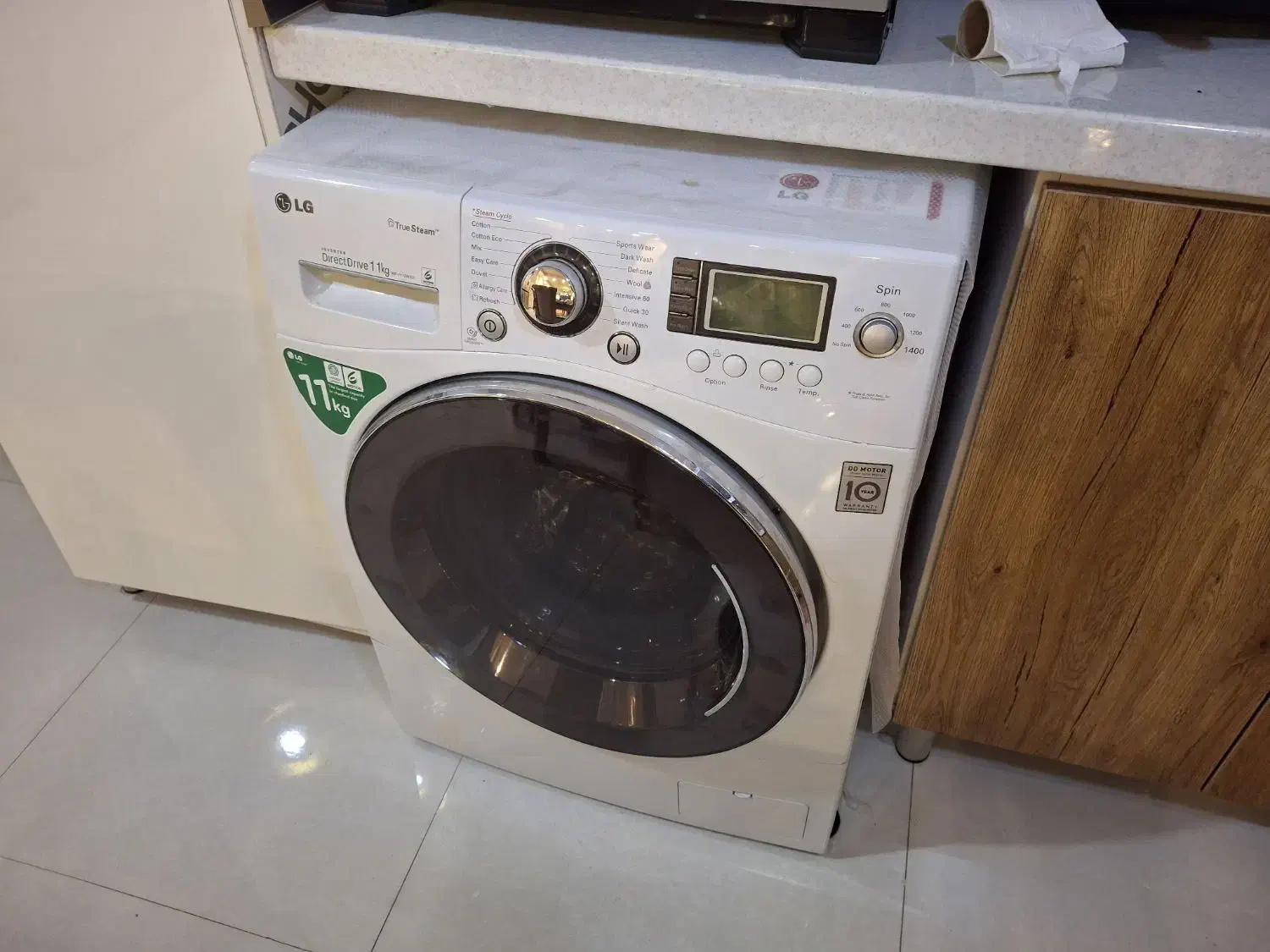 لباسشویی ال جی کره ای ۱۱ کیلویی|ماشین لباسشویی و خشک‌کن لباس|بندرعباس, |دیوار