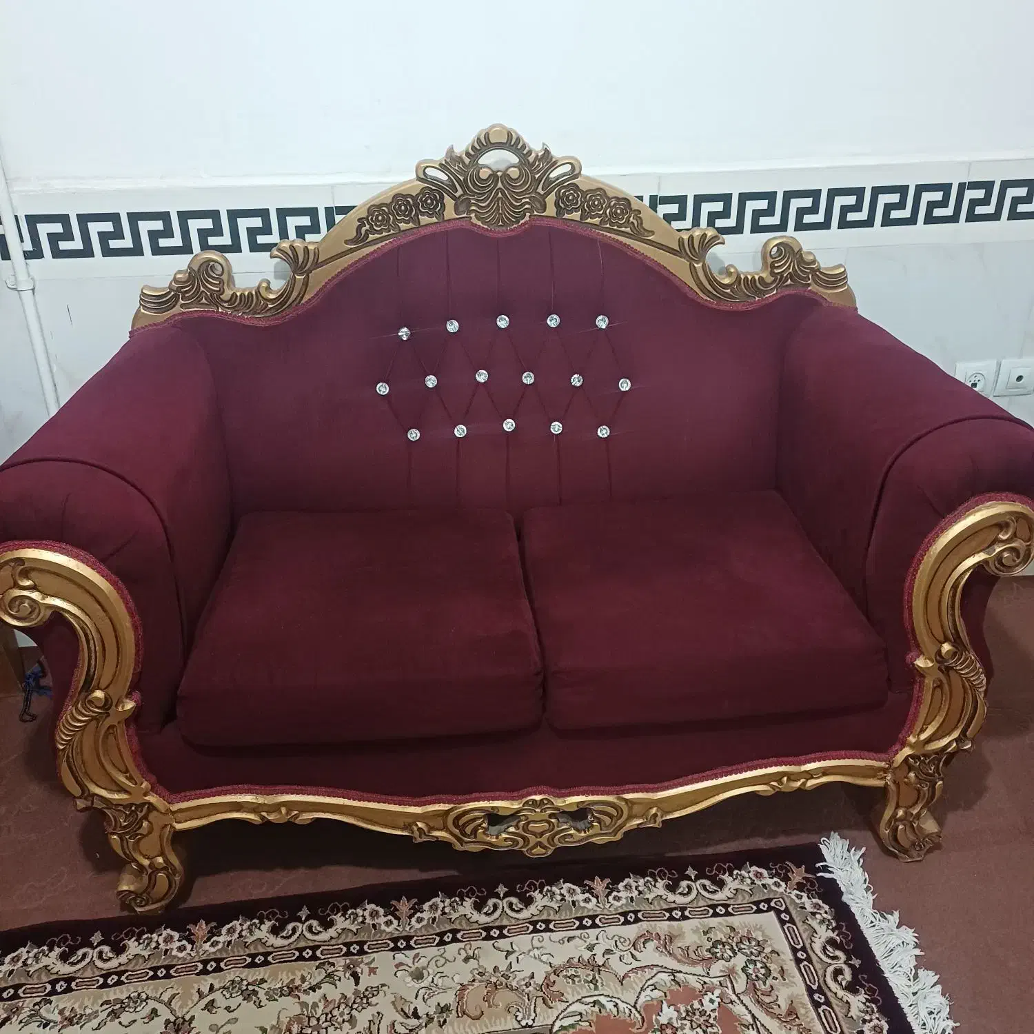 مبل هفت نفره سالم|مبلمان خانگی و میز عسلی|محمدشهر, همایون ویلا|دیوار