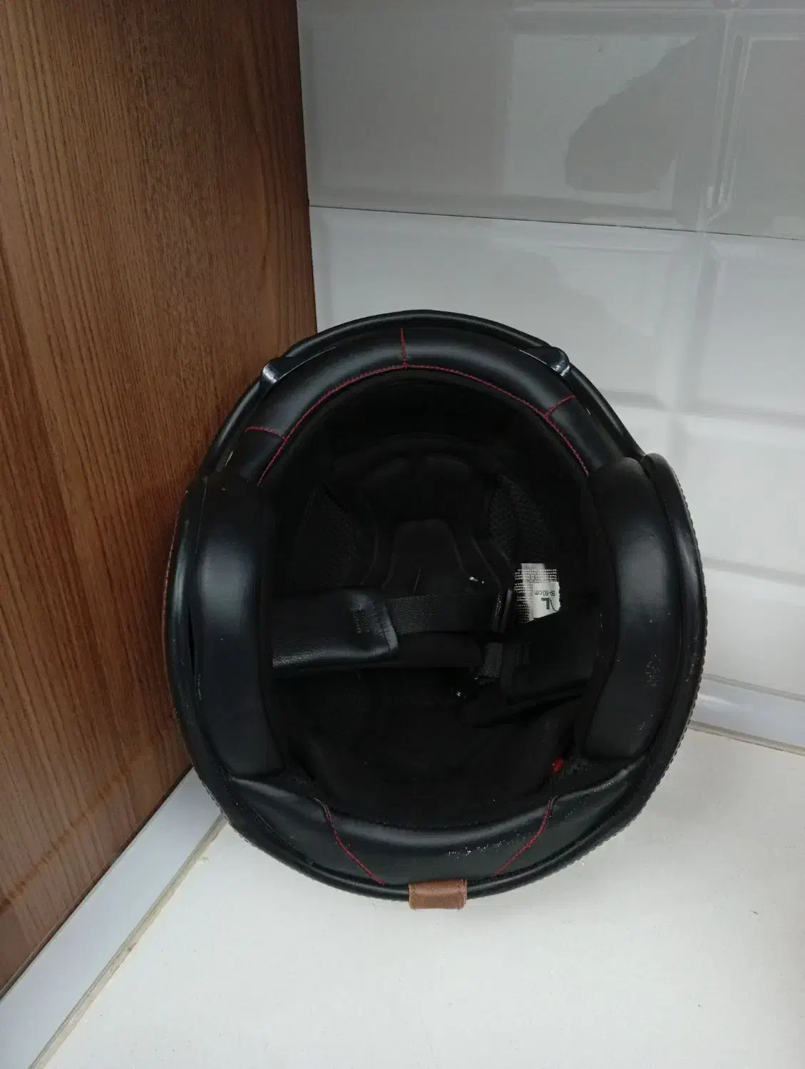 کلاه کاسکت چرمی مدل وسپایی در حد نو|قطعات یدکی و لوازم جانبی|پاکدشت, پاکدشت (مامازند)|دیوار