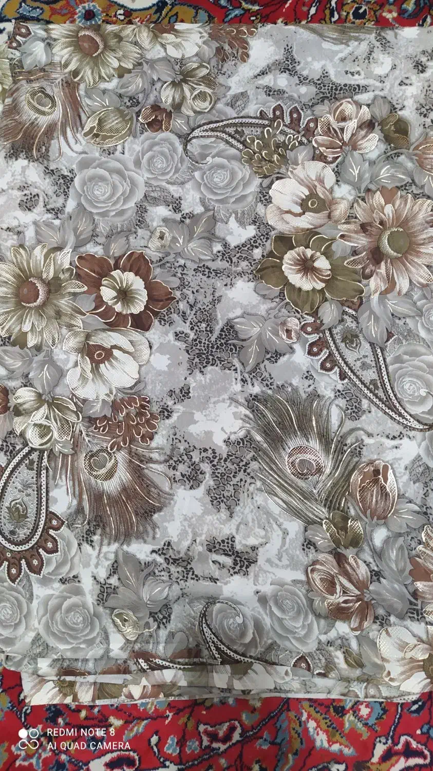 پارچه چادری نماز زیبا عرض 1 متر نیم طول 4 متر نیم|لباس|رومشکان, |دیوار