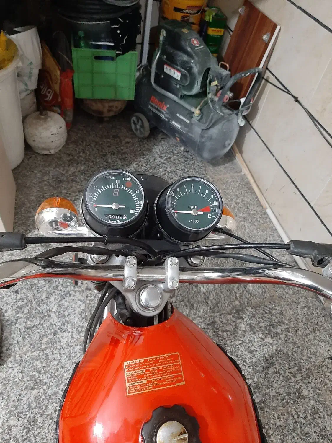 موتور سی جی طرح قدیم مزایده ای|موتورسیکلت|اقبالیه, |دیوار