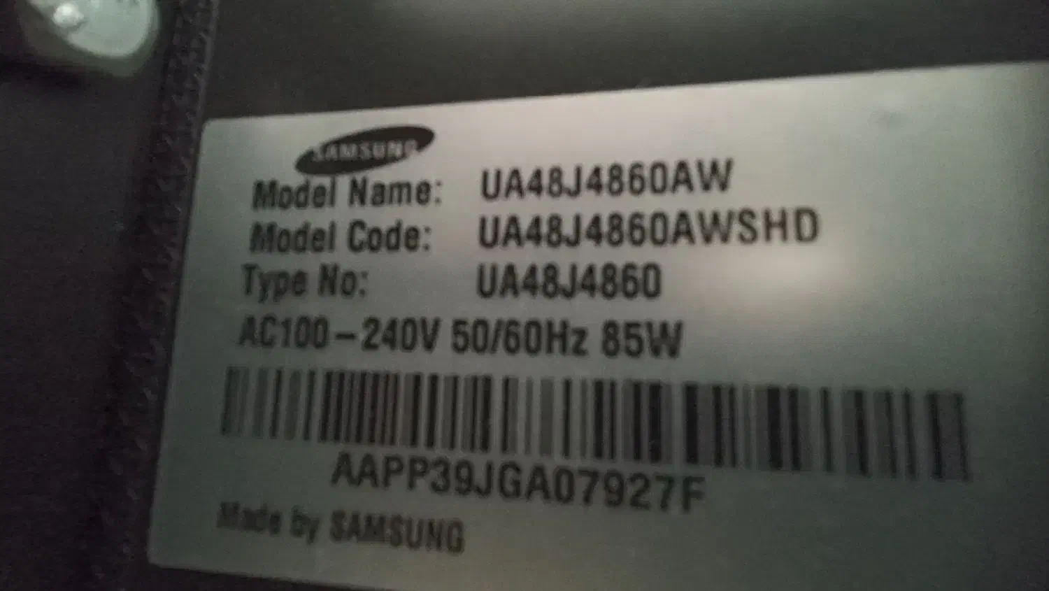 تلویزیون ال ای دی ۴۶ سامسونگ|تلویزیون و پروژکتور|تالش, هشتپر|دیوار