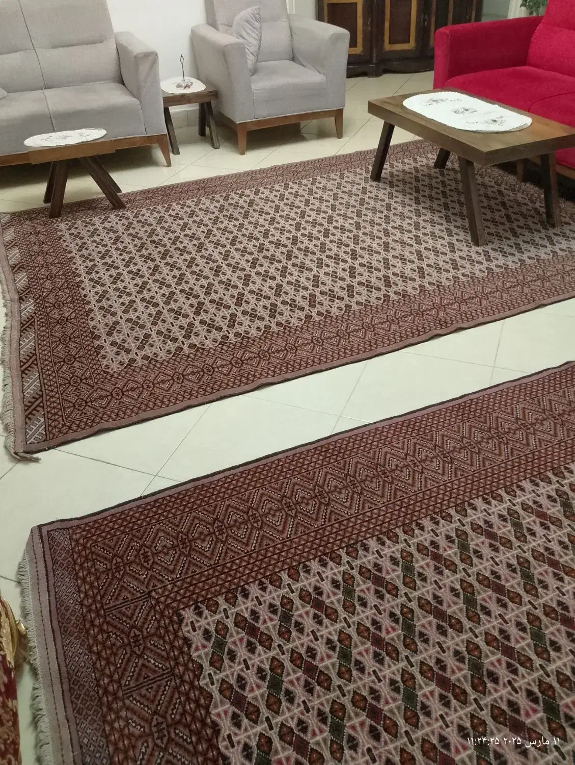 جفت شش متری دستباف کنسول چهار در|فرش|مشهد, کوثر|دیوار