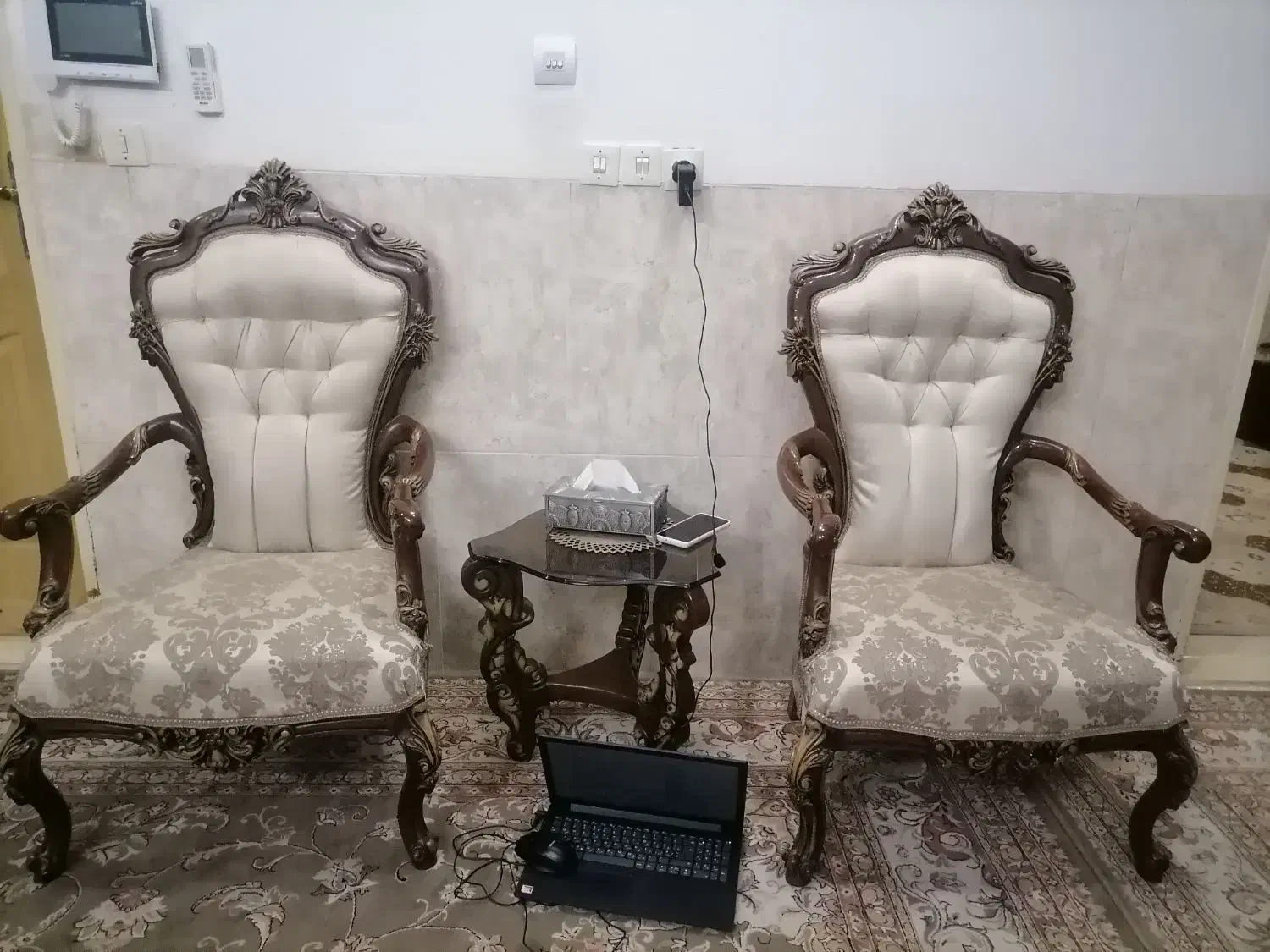 مبل سلطنتی|مبلمان خانگی و میز عسلی|یزد, |دیوار