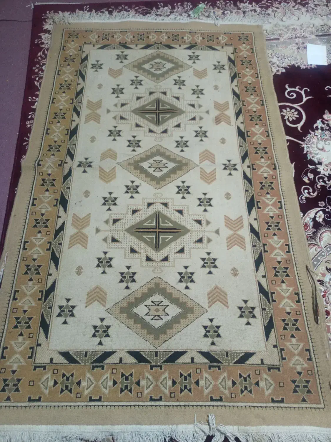 گلیم فرش مناسب باغ ،۲در۱۲۰|گلیم، جاجیم، گبه|ساوه, |دیوار