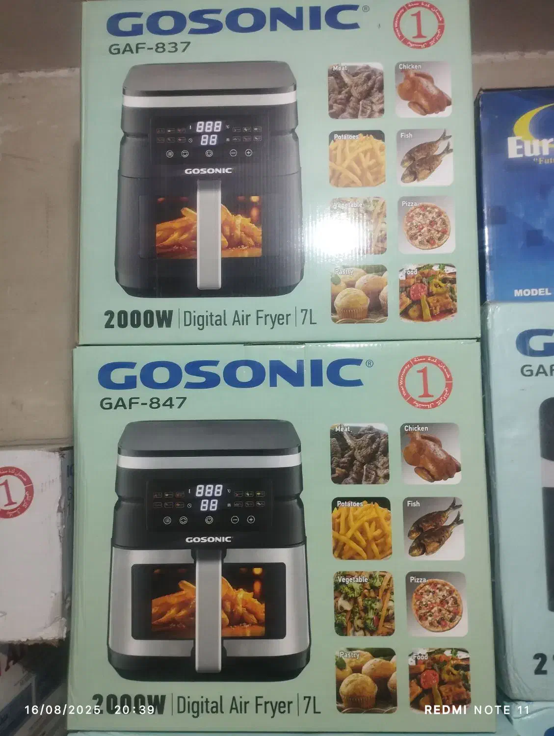 سرخکن بدون روغن گوسونیک/سرخکن گاسونیک /هواپز|اجاق گاز و لوازم برقی پخت‌وپز|مشهد, عبادی|دیوار