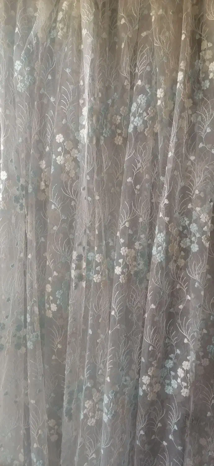 پرده گل برجسته گیپور|پرده، رانر، رومیزی|اهواز, کوی مهدیس|دیوار