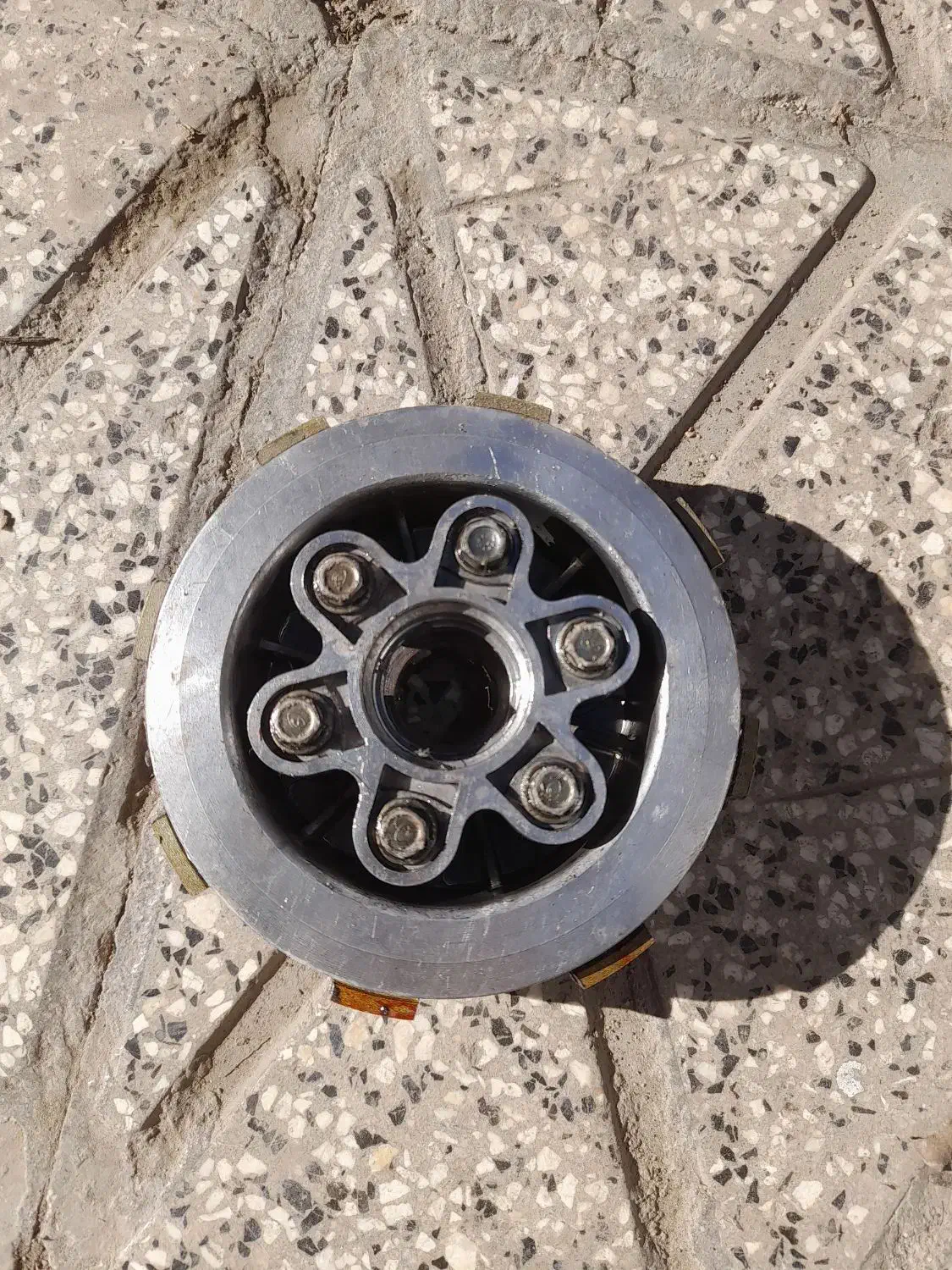 قفل دوچرخه وموتور وصفحه کلاچ کامل ۶ پیچ|دوچرخه، اسکیت، اسکوتر|گنبد کاووس, |دیوار