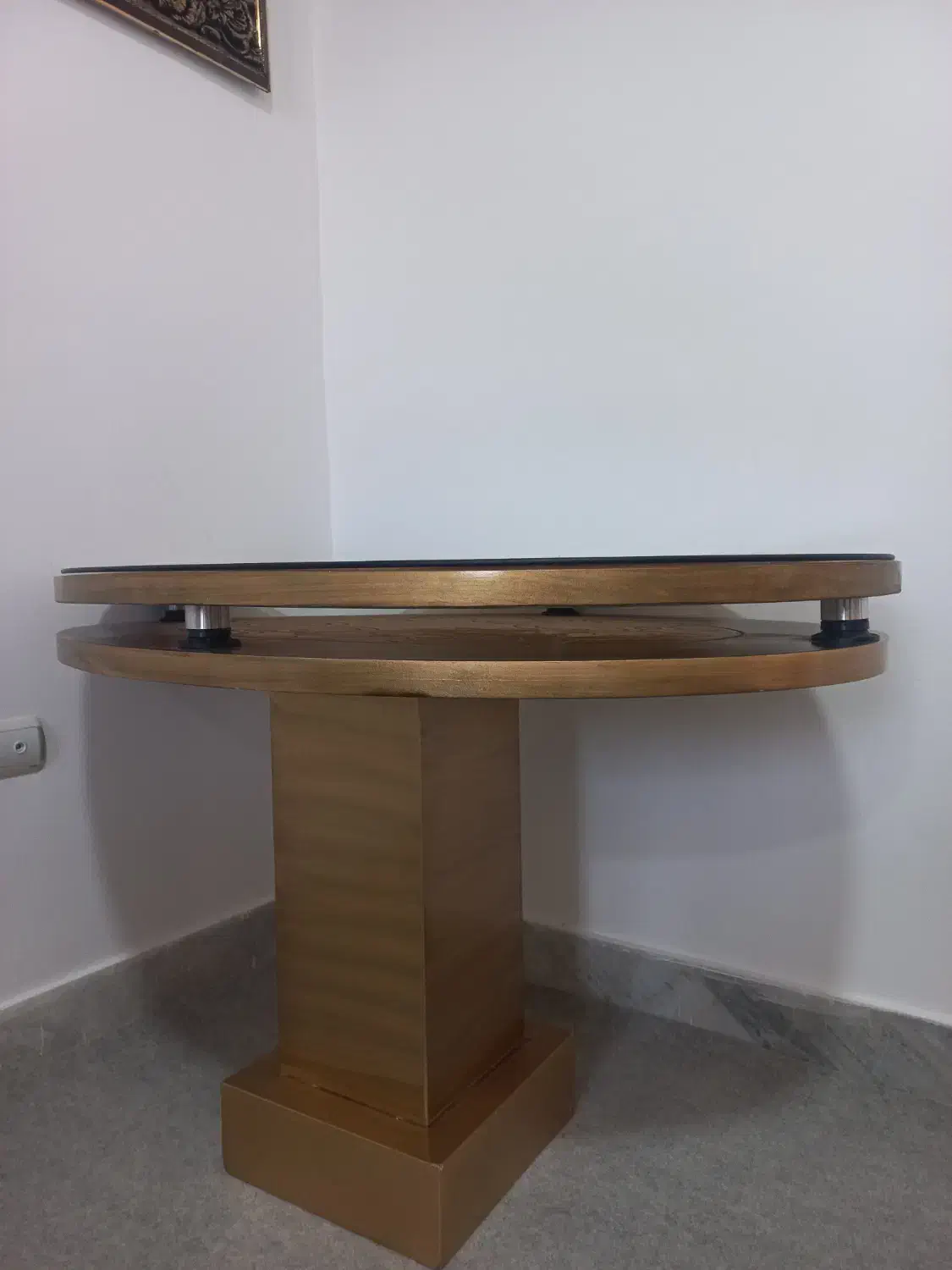 میزناهار خوری و اینه شمعدان|میز و صندلی غذاخوری|داران, |دیوار