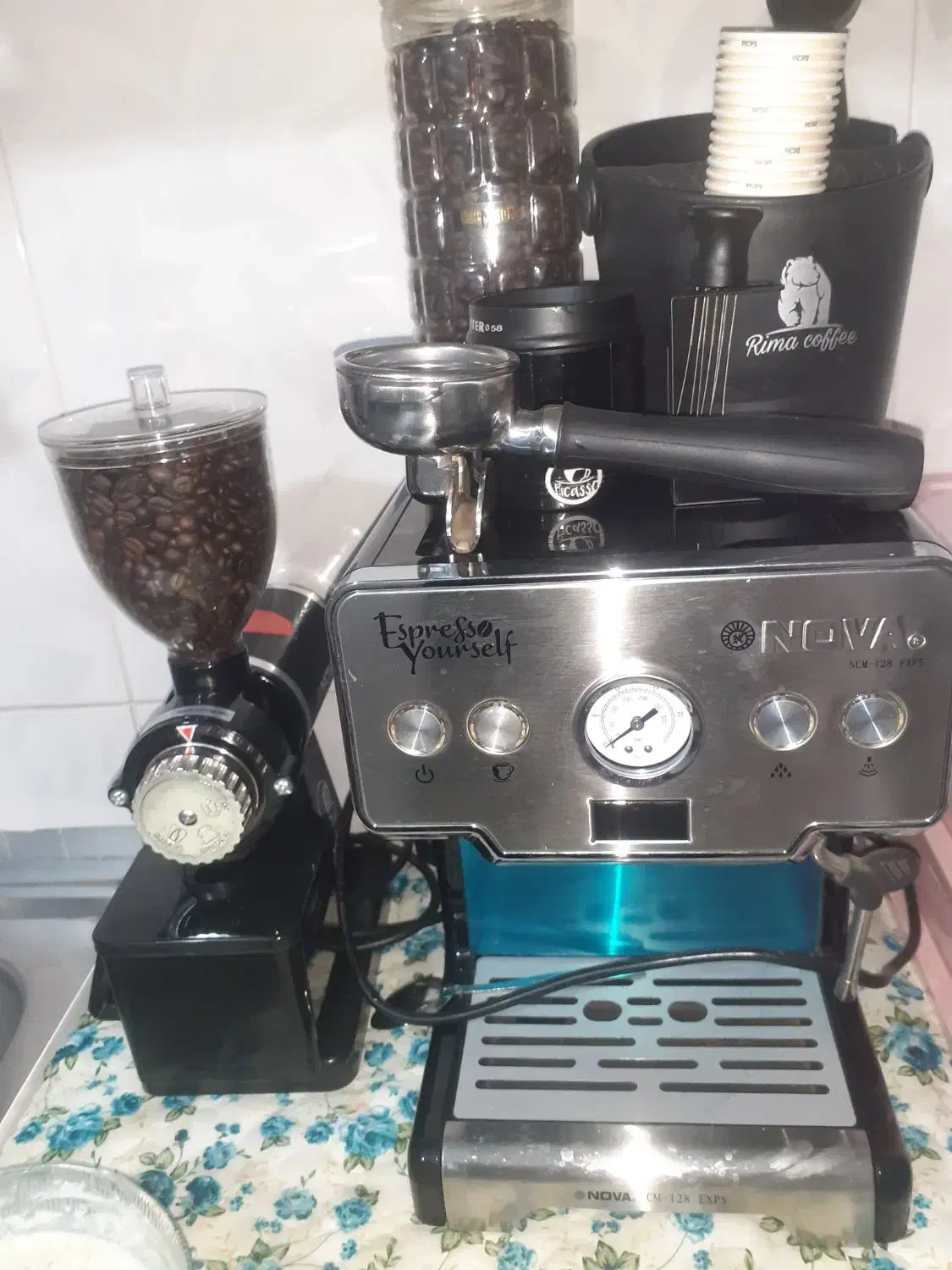 قهوه ساز نوا و اسیاب|سماور، چای‌ساز، قهوه‌ساز|دورود, |دیوار