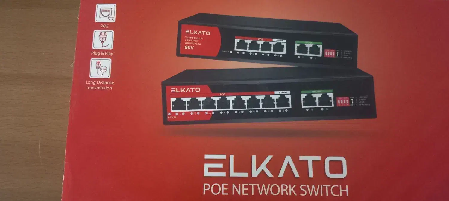 سوییچ شبکه POE گیگابایتی ۸ کانال|مودم و تجهیزات شبکه|شیراز, زرهی|دیوار