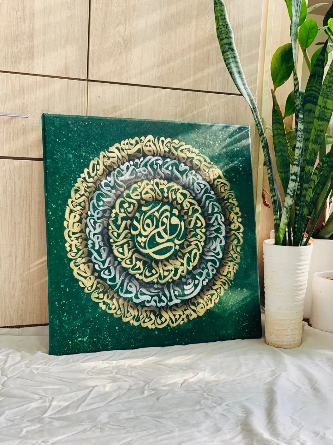 تابلوکالیگرافی قرآنی|تابلو، نقاشی، عکس|مشهد, شهرک رازی (شهرک غرب)|دیوار