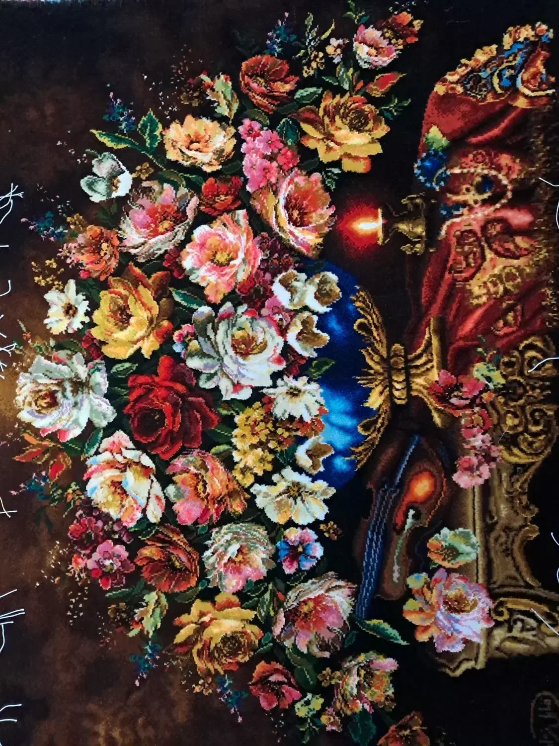 تابلو فرش گل|تابلو فرش|تبریز, |دیوار