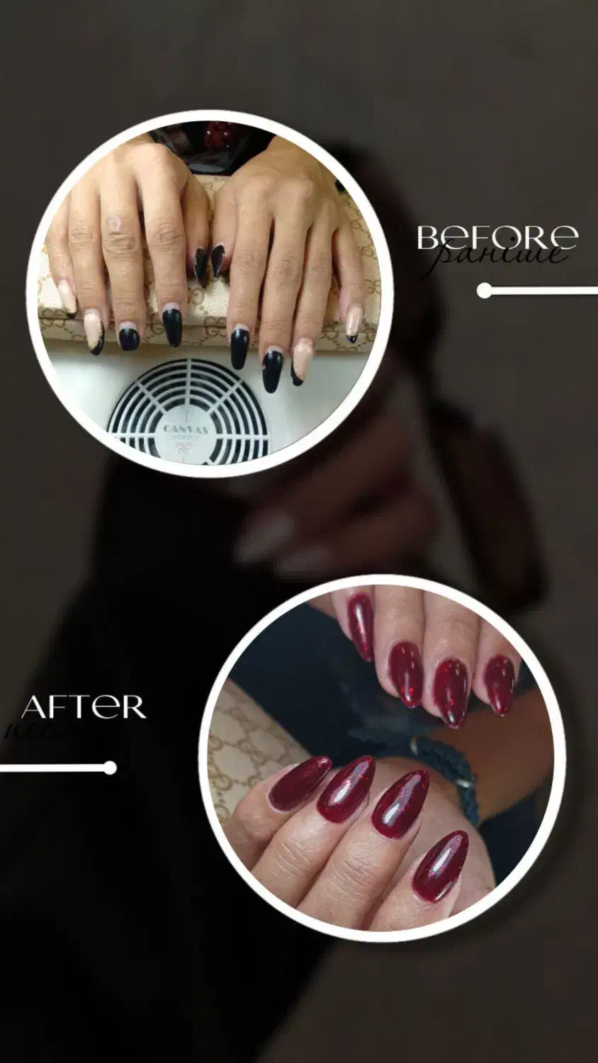 جذب مدل ناخن کاشت و طراحی فقط با هزینه مواد|خدمات آرایشگری و زیبایی|بندر گز, |دیوار