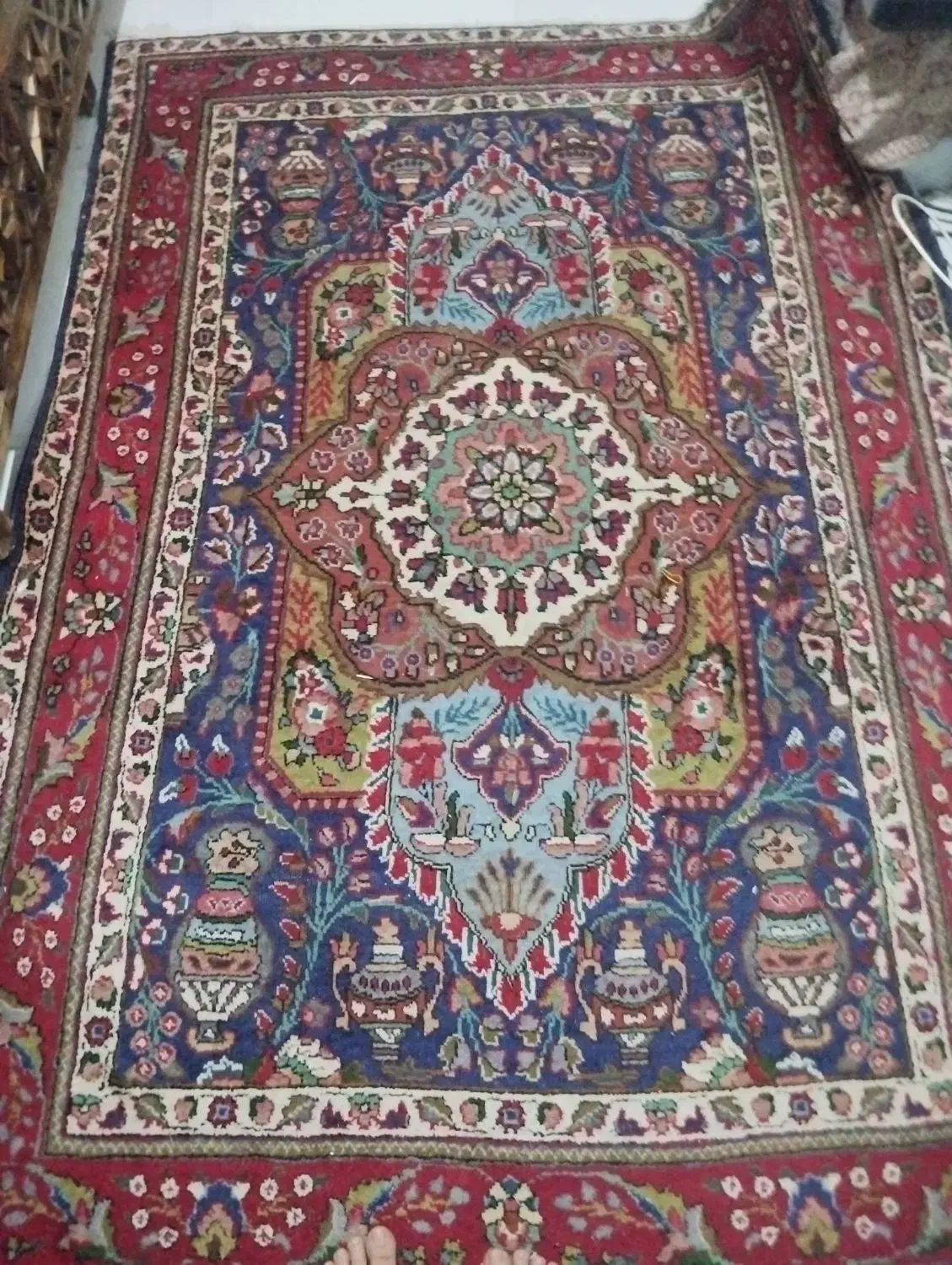 فرش قالیچه 4متری دستباف|فرش|تهران, بهمن یار|دیوار