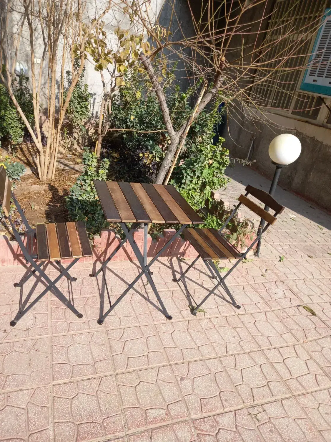 میز غذاخوری تاشو چوبی میز ناهارخوری تاشوتراس ضدآب|میز و صندلی غذاخوری|تهران, خاوران|دیوار