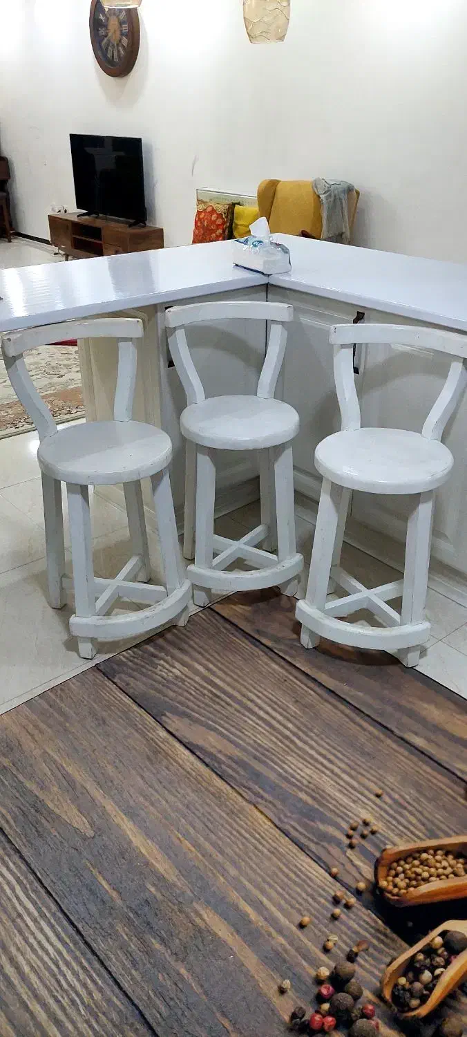 صندلی اپن|میز و صندلی غذاخوری|شیراز, شهرک فرهنگیان|دیوار