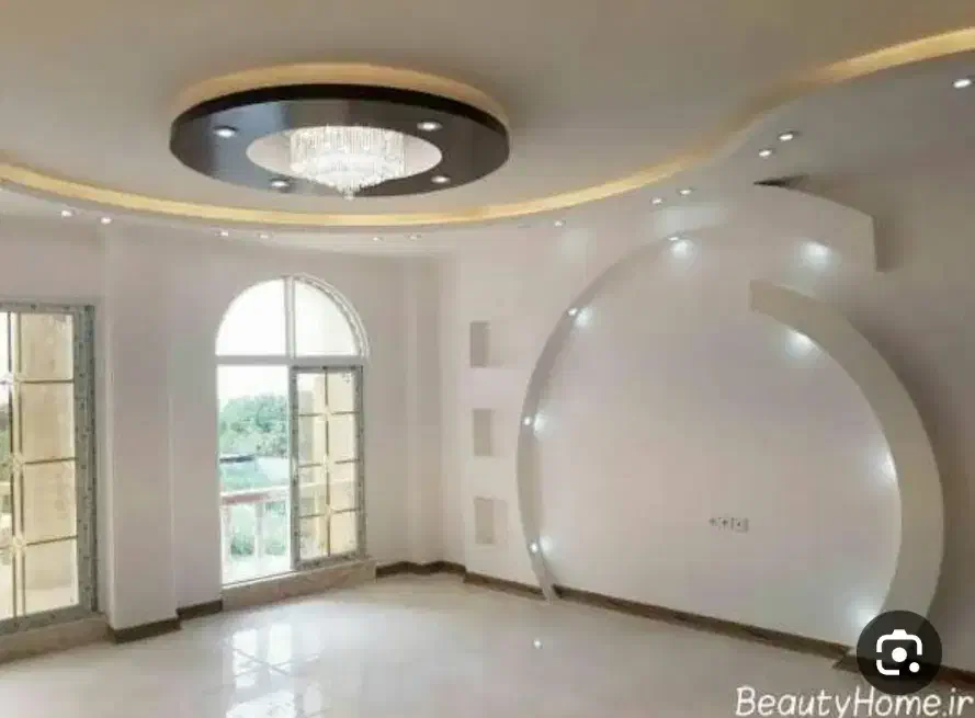 کناف لاینر وقرنیز کاغذ دیواری|خدمات پیشه و مهارت|گلبهار, شهر جدید گلبهار|دیوار