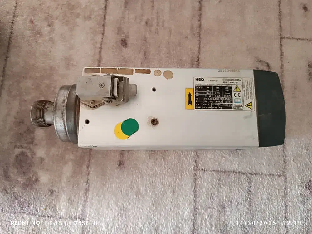 اسپیندل سی ان سی cnc ایتالیا hsd|ماشینآلات صنعتی|فلاورجان, |دیوار