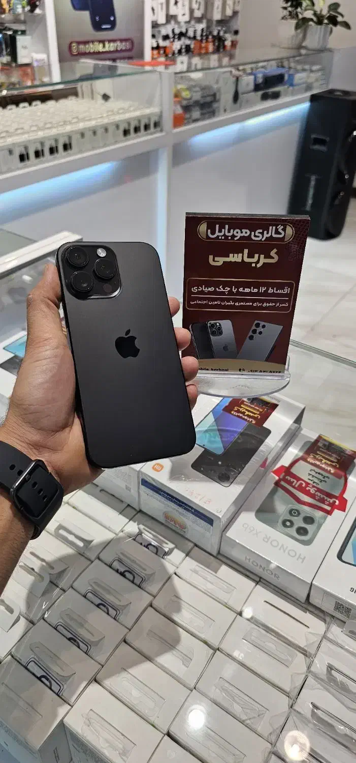 آیفون ۱۴ پرومکس (۱۲ماهه، موبایل کرباسی)|موبایل|کرمان, |دیوار