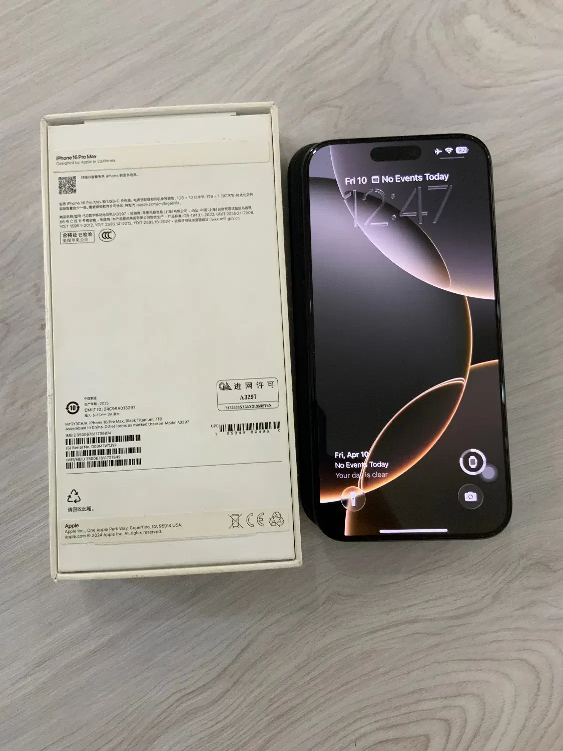 iPhone 16promax 1Tera Titanium Black|موبایل|تهران, ولنجک|دیوار