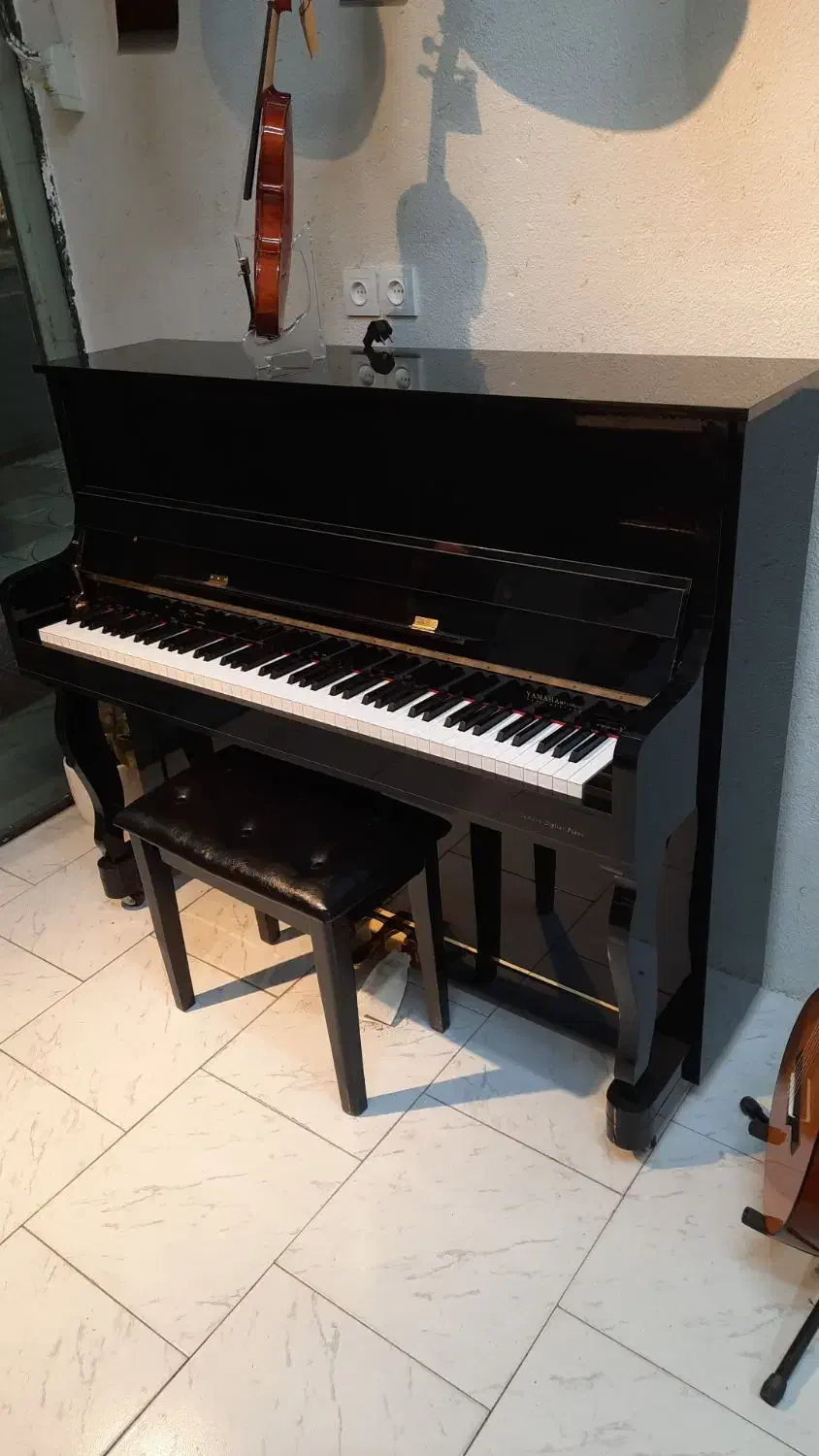 پیانو دیجیتال طرح اکوستیک یاماها|پیانو، کیبورد، آکاردئون|مینودشت, |دیوار