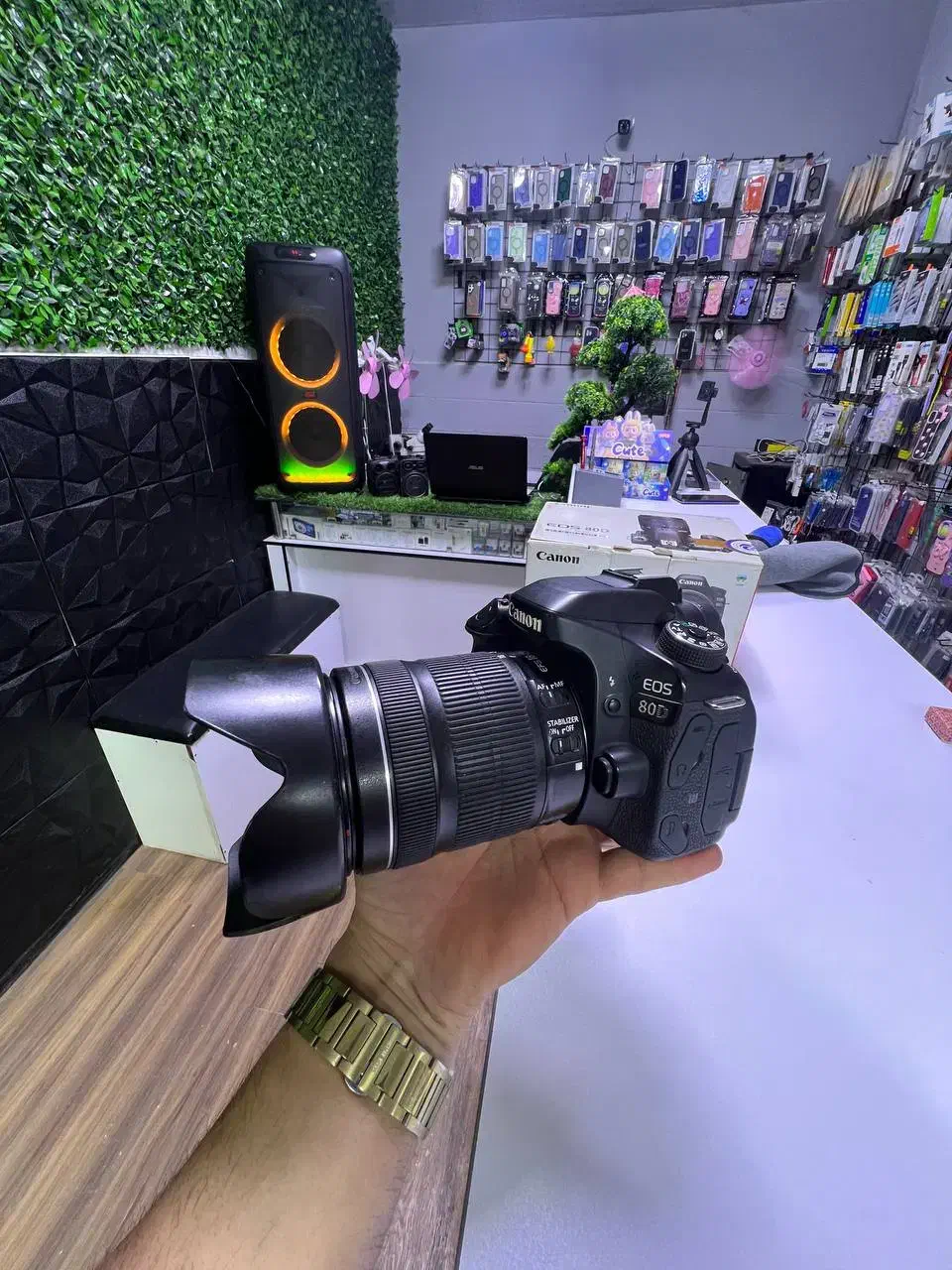 دوربین کانن 80d مشابه آکبند|دوربین عکاسی و فیلمبرداری|اسلامشهر, شهرک واوان|دیوار