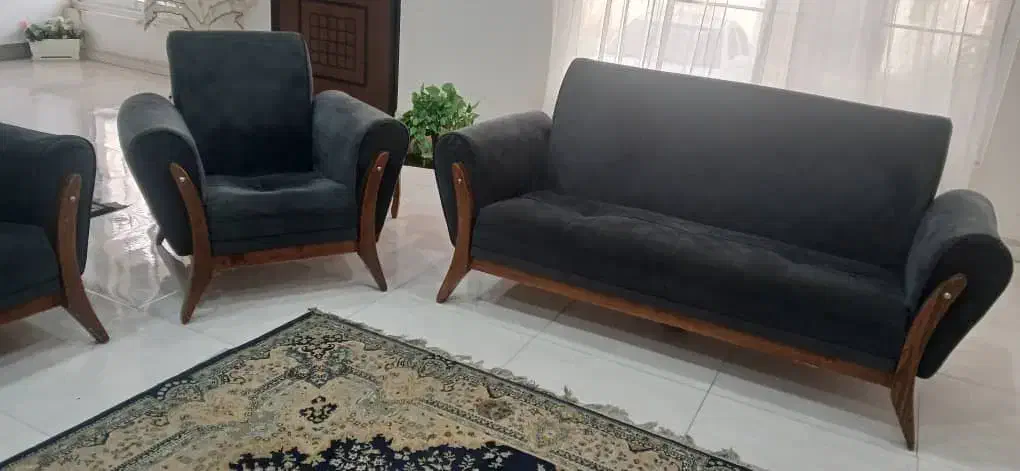 مبل ۷ نفره|مبلمان خانگی و میز عسلی|لشت نشا, |دیوار