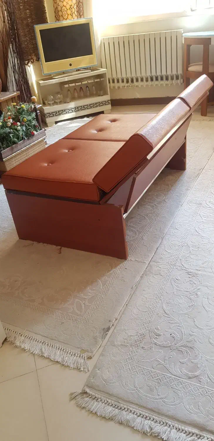 کاناپه دونفره سه منظوره تاشو زیبا|مبلمان خانگی و میز عسلی|کن, |دیوار